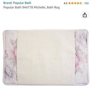 Decorative 5 Piece Set; 3 towels and 2 rugs